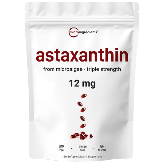 Micro Ingredients Astaxanthin 12mg with MCT Oil